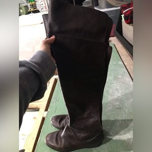 Via spiga leather over the knee boot brown boot size 6.5
